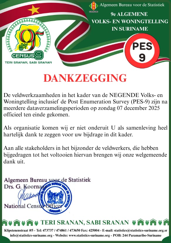 Dankzegging!